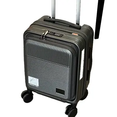 新款16寸小型儿童行李箱登机旅行箱免托运拉杆箱前开盖便携出行箱