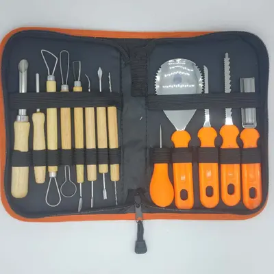 Halloween Pumpkin Carving Knife Set Pottery Tools Scraper Carving Tools Pumpkin Carving Kitchen Utensils