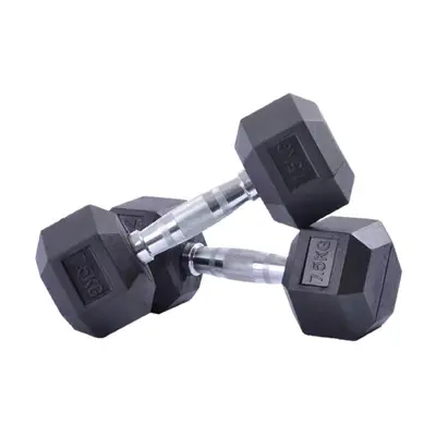 Dambıl katı dökme demir kauçuk kaplı fitness dambıl ev kuvvet antrenmanı elektrokaplama küçük dambıl seti şekillendirme - 6