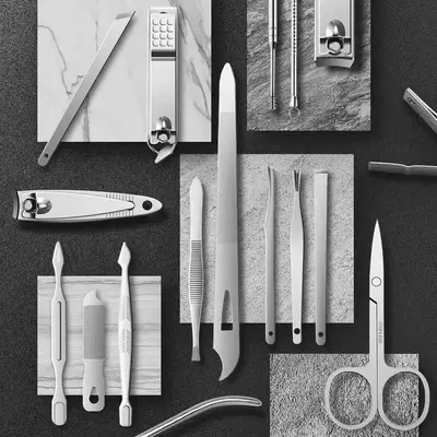 19-piece nail care and pedicure tool set - 4