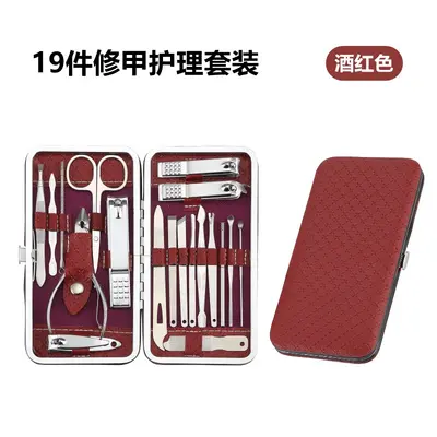 Nagelschere Edelstahl, 6-teiliges Pediküre-Set - 9