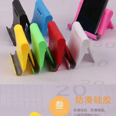 Universelle Desktop-Handyhalterung Tablet-Ständer, verwendbar als Geschenkständer mit Logo, mehrstufig verstellbarer drehbarer Lazy-Tablet-Klapptisch zum Großhandel - 3