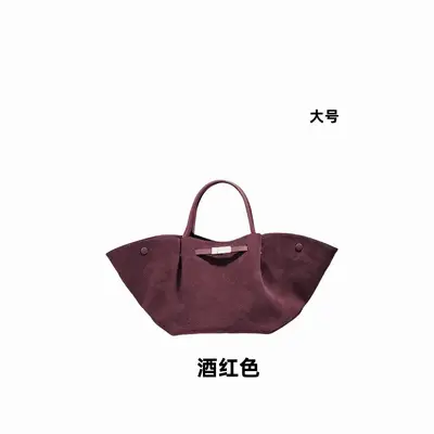 Demellier Flügeltasche, echtes Leder, große Tote-Tasche - 12
