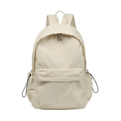 Unisex Large Capacity Laptop Backpack, Solid Color, University Student Bag - 2