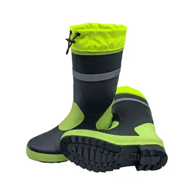 Fluorescent Yellow Reflective Traffic Raincoat Three-Layer - 6