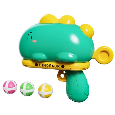 Children's Target Dinosaur Sticky Ball Gun, Interactive Educational Toy - 5