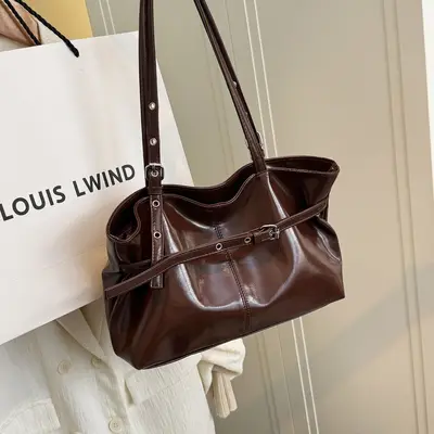 Damen-Tote-Bag mit großem Fassungsvermögen, Vintage-Stil
