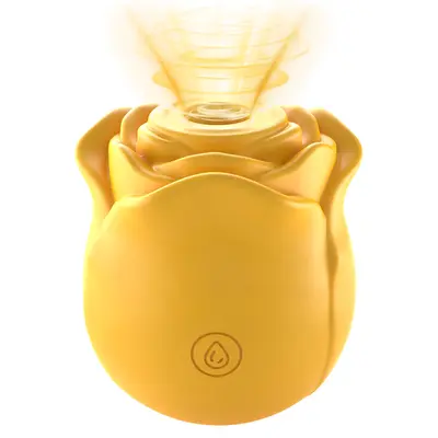 Suction Vibrator Rose Shape with Automatic Massage - 9