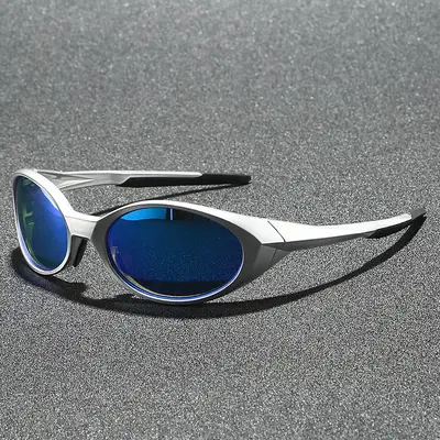 Y2K Polarized Sports Sunglasses for Men and Women, Retro Cycling Style - 4