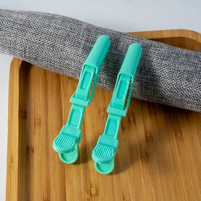 Crocodile clips hair clips with logo customizable hair styling clips hairdressing hair tools section dividing clips cross-border - 12