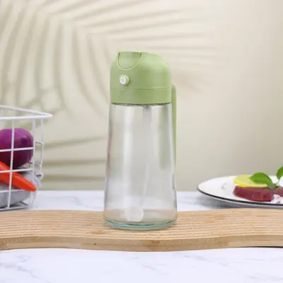 Glas-Ölsprühflasche, 2-in-1 tragbarer Spender - 9