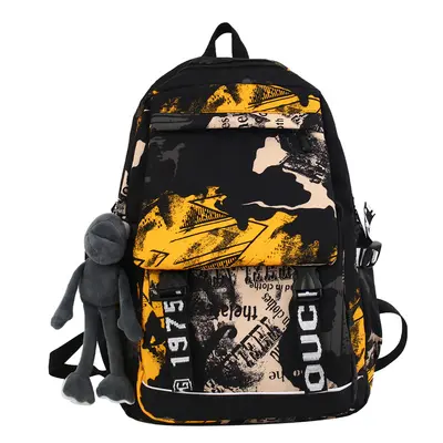 Graffiti Backpack, Large Capacity School and Travel Bag - 7