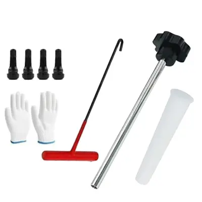 Tire Valve Core Removal and Installation Tool Kit, Tire Repair Valve Wrench - 12