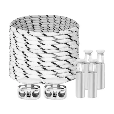Elastische Schnürsenkel ohne Binden mit Metallschnalle, für Kinder und Erwachsene - 6