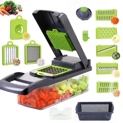 Multifunctional vegetable chopper and shredder - 3