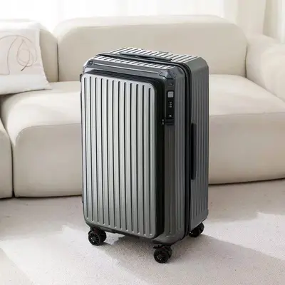 28-Inch Expandable Deep Suitcase, Combination Lock, Silent Spinner Wheels - 8