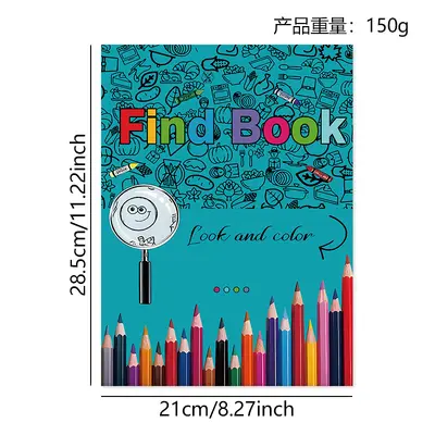 FindBooklookandcolor Kinder-Such- und Malbuch - 2