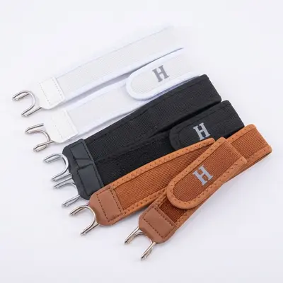 Elastic Stretch Belt with Magic Tape Knit Binding - 10