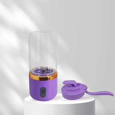 跨境榨汁机便携式小型果汁杯学生家用多功能充电搅拌机榨汁杯批发 - 12