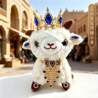 Xinjiang-Lämmchen Plüschpuppe Kinderspielzeug - 10