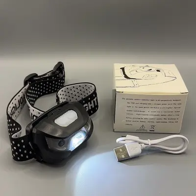 Mini Rechargeable Sensor Fishing Headlamp, Long Battery Life, Waterproof - 7