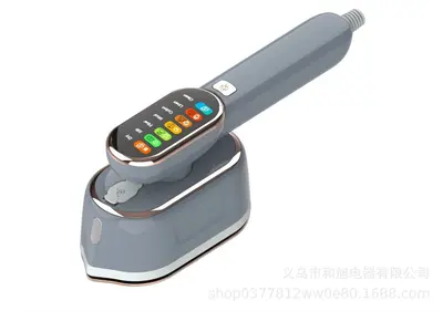 Handheld garment steamer, dry/wet dual-use, 7-level, digital display - 8