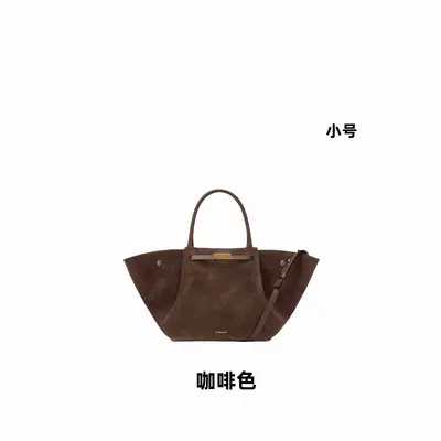 Demellier Flügeltasche, echtes Leder, große Tote-Tasche - 7