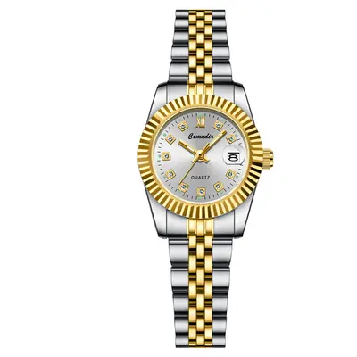 Couple quartz watch, waterproof with calendar - 11