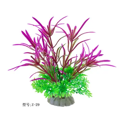 Aquarium Simulation Aquatic Plant Decoration, Plastic Artificial Seaweed Ornament - 11