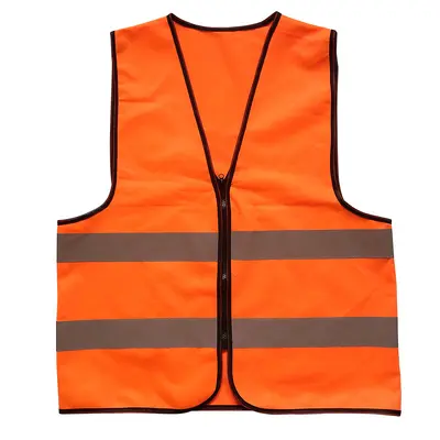Multicolor Reflective Safety Vest, Two Horizontal Zippers, Breathable - 7