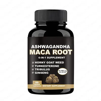 Maca Root Capsules 60 Pcs, Men's Nutritional Supplement - 6