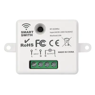 WiFi+433 Mini Smart Switch TUYA Single Channel Mobile Phone Remote Control Key Wireless Remote Control Switch - 7