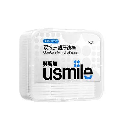 Smile diş ipi yetişkin çift iplik nane taşınabilir çubuk - 11