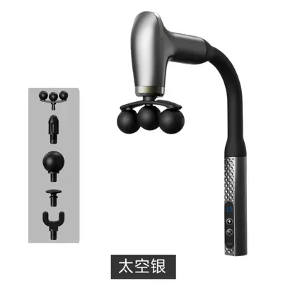 Curved Handle Massage Gun for Neck and Shoulder, Long Hook Fascia Gun - 8