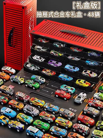 Alaşım çocuk oyuncak araba seti, mini model araçlar, 6 yaş ve üzeri - 7