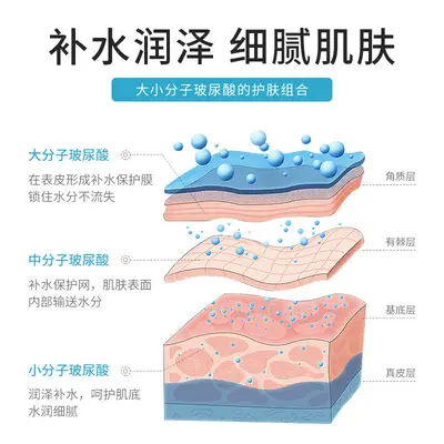 梵贞玻尿酸沁润原液 滋润补水清爽不油腻滋润保湿精华液护肤品