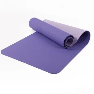 TPE Two-Color Thickened Non-Slip Yoga Mat Extended Fitness Mat Soundproof Jump Rope Floor Mat Home Dance Mat Wholesale - 9