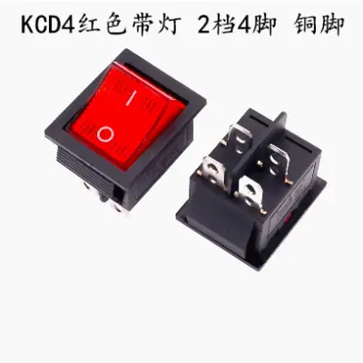 KCD4 tekne anahtarı, ışıklı, 16A 250V - 8