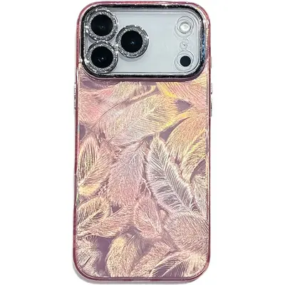 双面覆膜IMD适用iPhone17Air手机壳苹果16ProMax羽毛纹防摔保护套 - 5