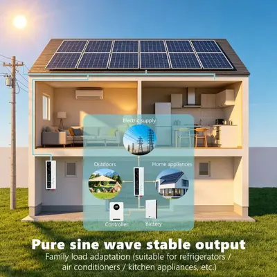 Pure sine wave solar inverter 12V/24V/48V 2000W UPS - 3