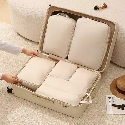 Travel compression storage bag, six-piece set