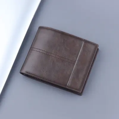 Yeni erkek kısa cüzdan erkek cüzdan kart tutucu hepsi bir arada erkek cüzdan kısa cüzdan çok fonksiyonlu bozuk para cüzdanı iş - 7