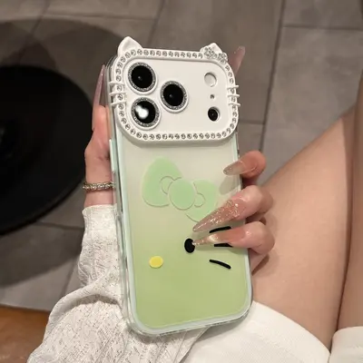 iPhone 17 Pro Max / 16 Pro / 15 Katzenohren Ombre Farbverlauf