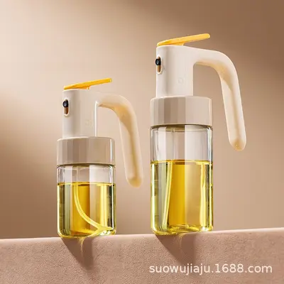 Cam Mutfak Ev Kullanımı Havalı Fritöz Yağ Spreyleyici Şişesi Yemeklik Yağ Sprey Şişesi Atomizer Mist Yağ Kabı - 4