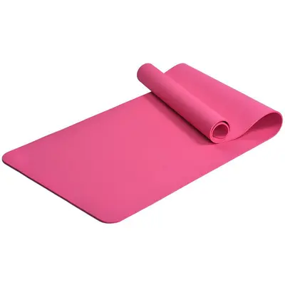 Einsteiger-Yogamatte aus TPE, 6 mm, monochrom, mit Unterstützung - 7