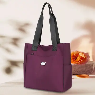 2024 Yeni Anne Çantası Kadın Çantası Naylon Omuz Çantası Moda Büyük Kapasiteli El Çantası Oxford Kumaş Tote Çanta Toptan