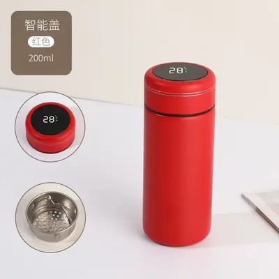 Mini Temperature Display Stainless Steel Insulated Cup, Portable Pocket Size - 5