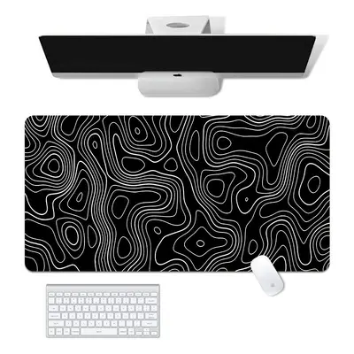 Extra Large Wave Pattern Non-Slip Gaming Mouse Pad - 8