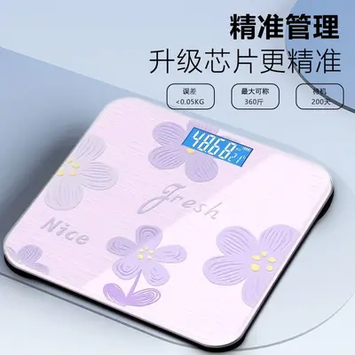 Durable Body Weight Scale Household High Precision Electronic Scale Weight Loss Dedicated Compact Dorm Personal Scale Smart Body Fat Scale - 9