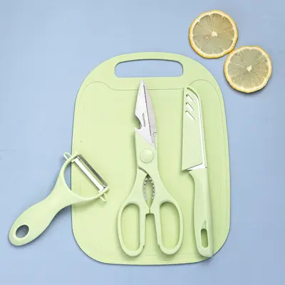 Fruit knife four-piece set, mini peeler, stainless steel - 8